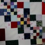 A detail of the All Square quilt