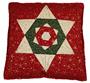 Folder Star Quilted Christmas Cushion Cover