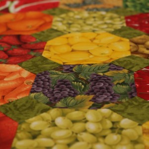 A brightly coloured easy to make quilt.